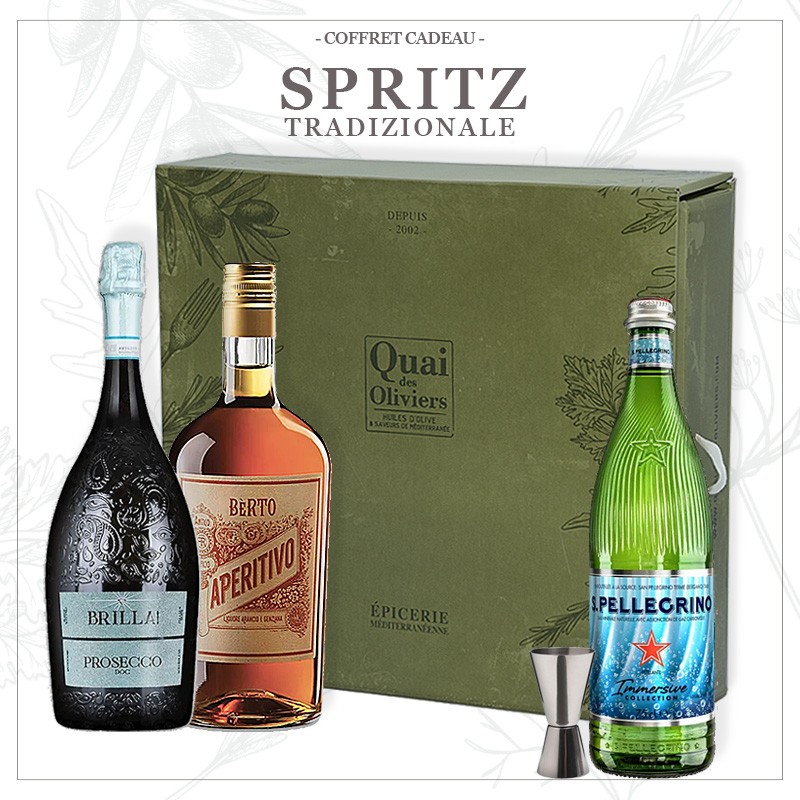 Quai des Oliviers - Coffret cadeau cocktail italien Spritz